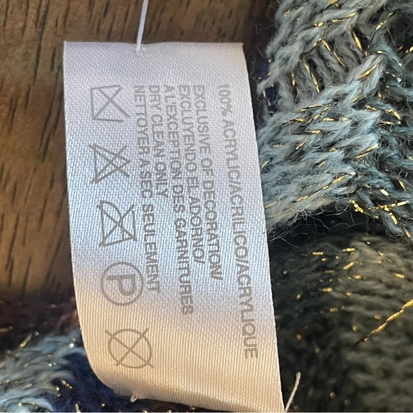 Liz Claiborne Multi Color Scarf 🧣Blue and Brown Tones, 3inchx3yards approx NWT - Picture 8 of 9